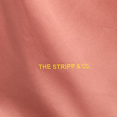 Veromoda Peach Plain Poly Satin Lycra Shirt with Gold Metal Button - Premium, Unbreakable button
